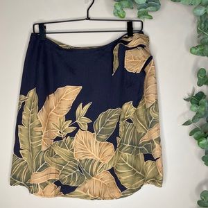 100% Silk Hawaiian Wrap Skirt
